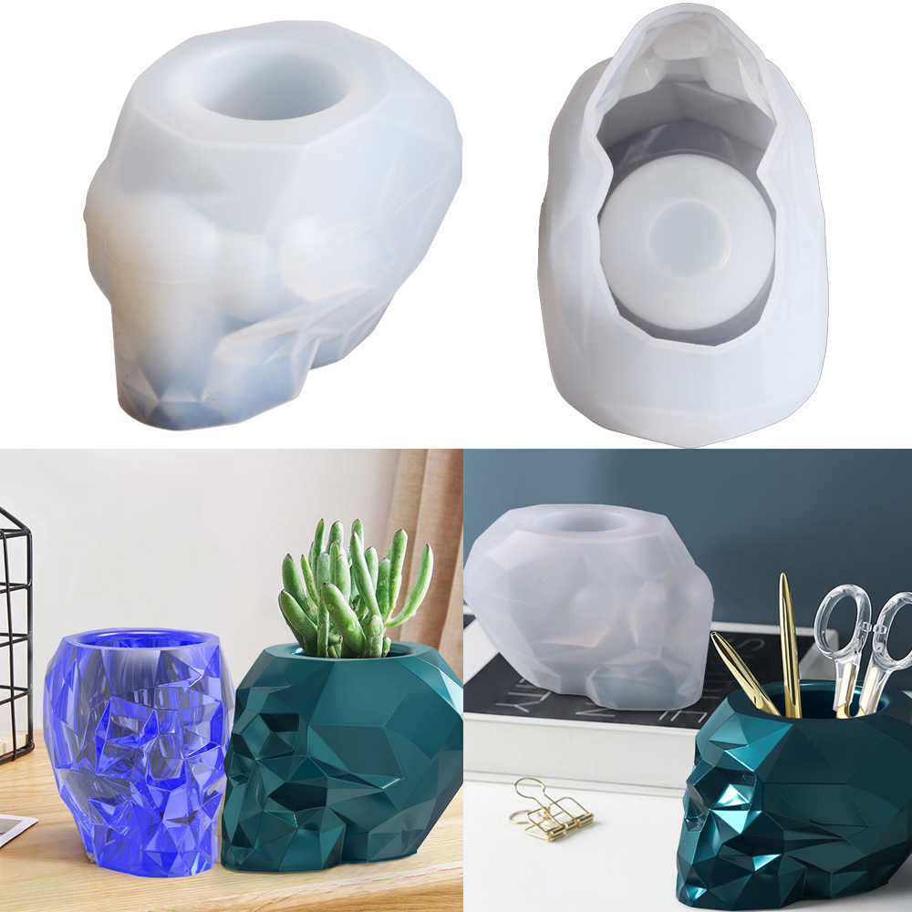 Succulent Set - Molde con forma de calavera para