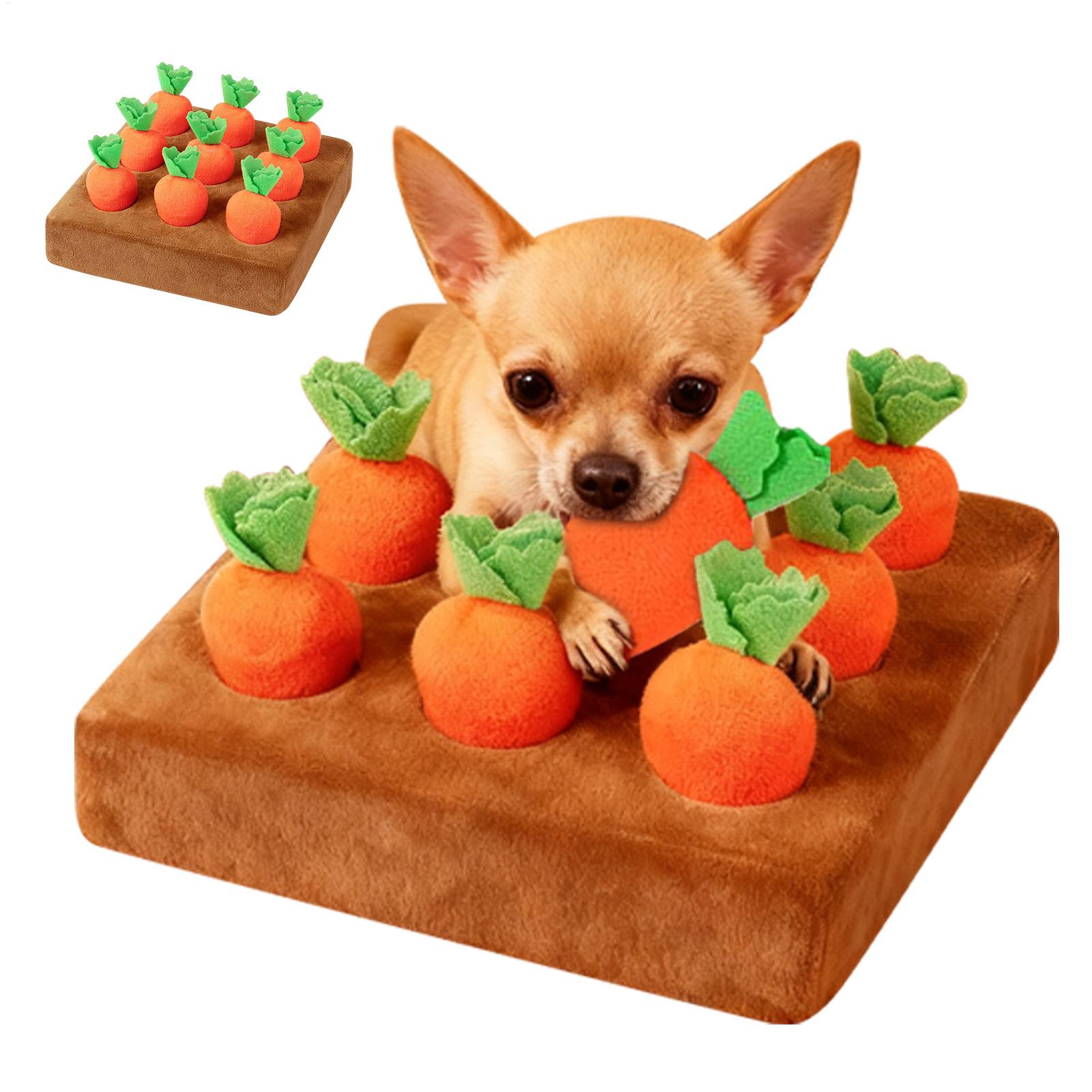 Repotting Mat - Juguetes interactivos de zanahoria para mascotas,