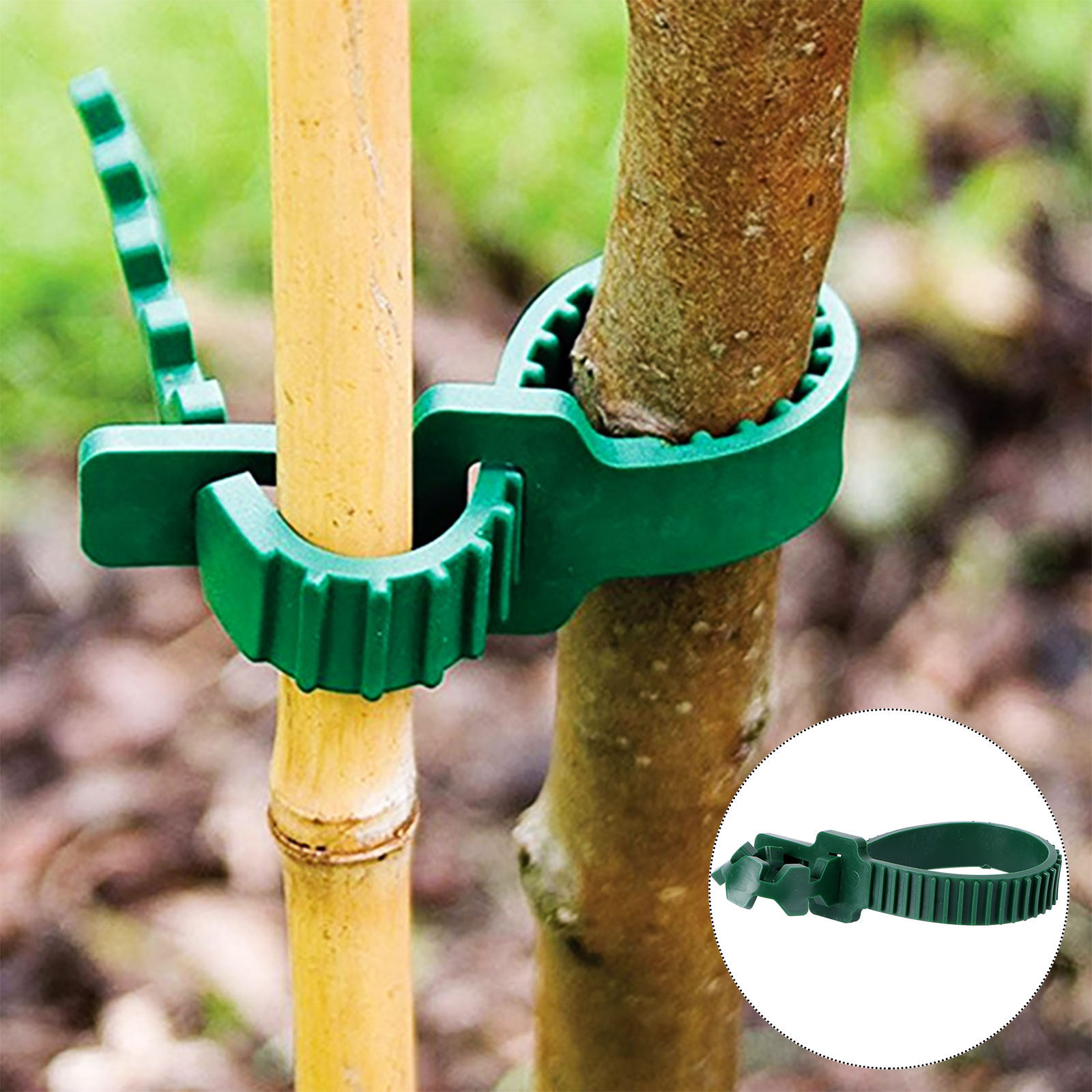 Plant Support Stake - 20 Piezas de Hebillas de Fijación