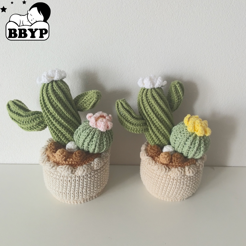 Terracotta Pot - Plantas de ganchillo creativas en maceta,