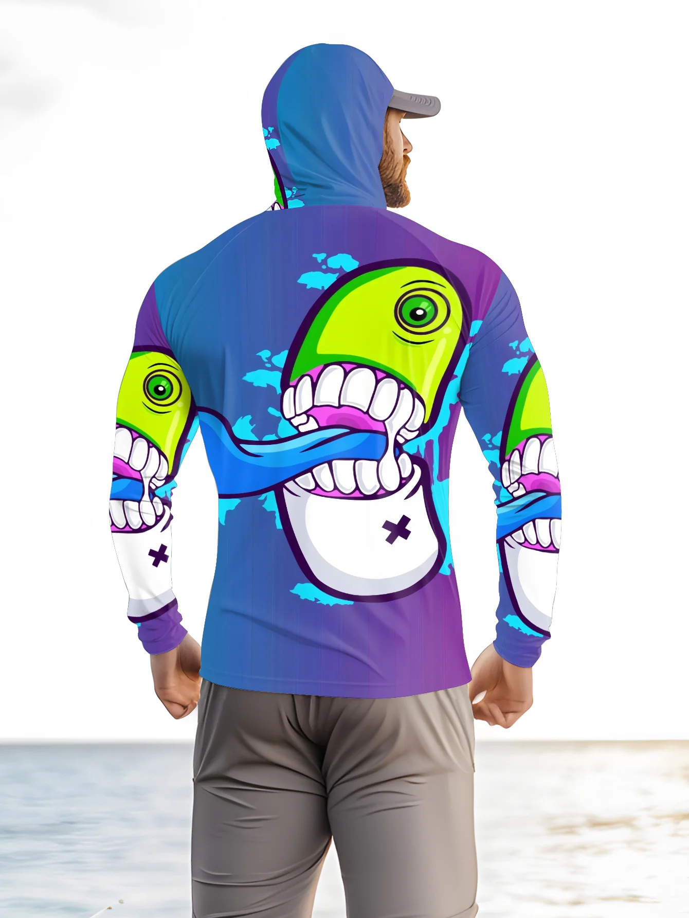 Sudadera con capucha de pesca  - Monstera reseña y precio