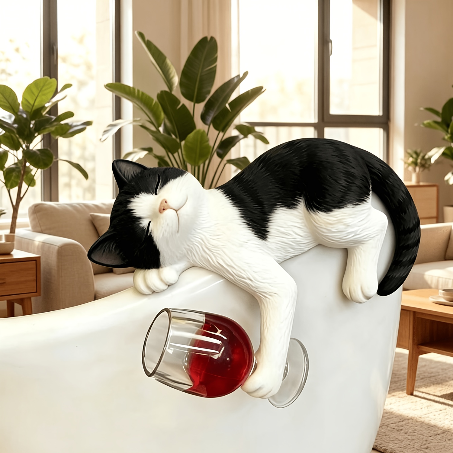 Divertida Estatua de Gato de R - Pothos reseña y precio