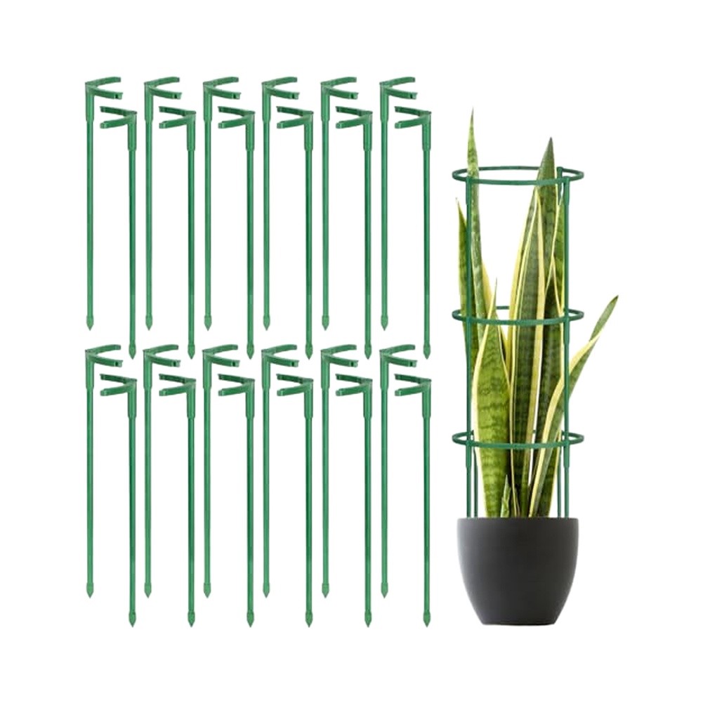 24 estacas apilables verdes pa - Plant Support Stake reseña y precio