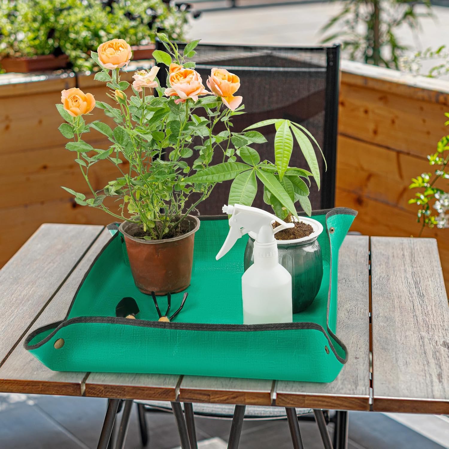 Tapete Cuadrado para Plantar,  - Repotting Mat reseña y precio